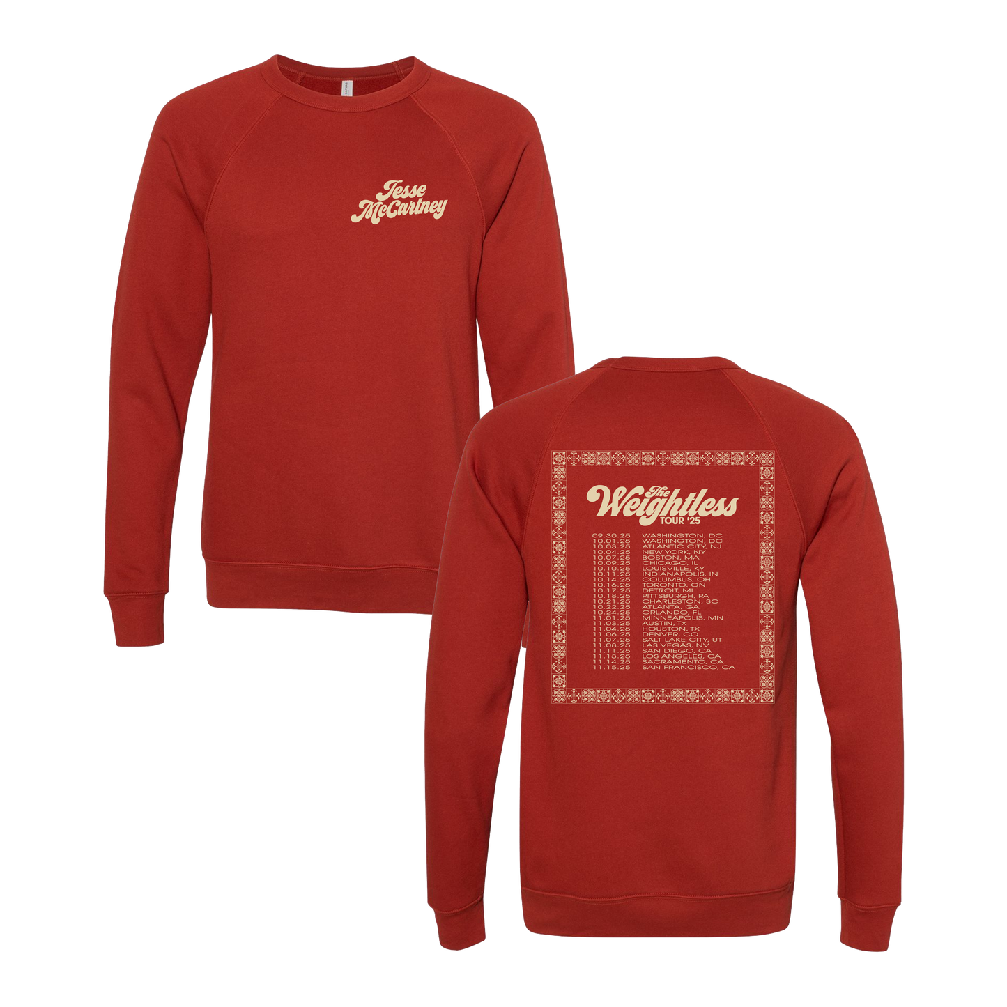 TILE TOUR CREWNECK