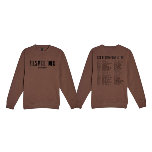ALL'S WELL CREWNECK - BROWN