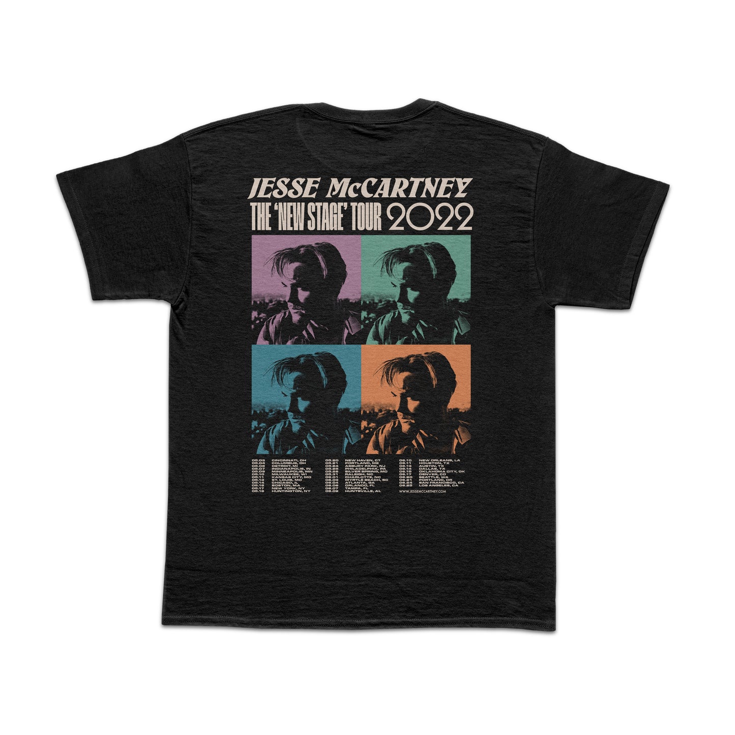 NEW STAGE TOUR T-SHIRT - BLACK